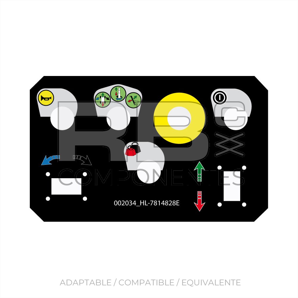 ADH. MASTILES STAR ( NEGRO TROQUELADO )