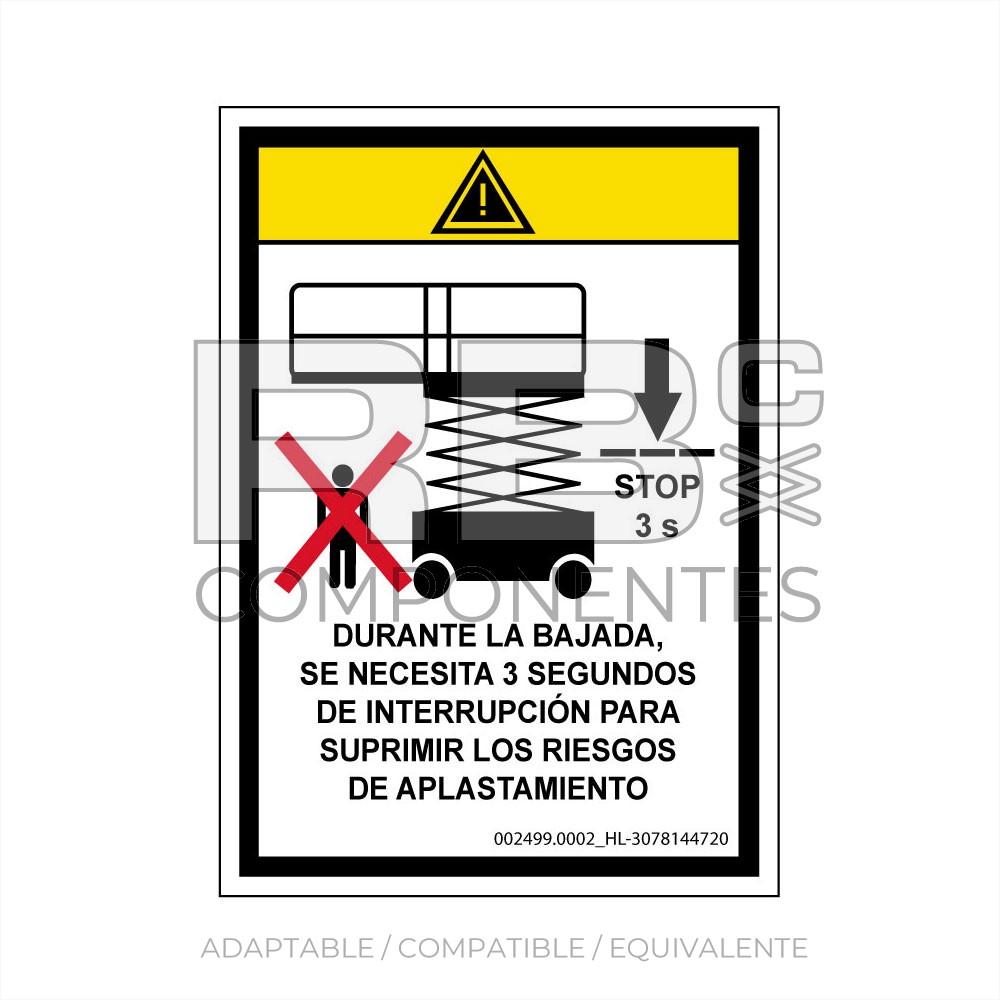 COMPATIBLE HL "STOP 3 SEG" C 8/8W/10N/10/12