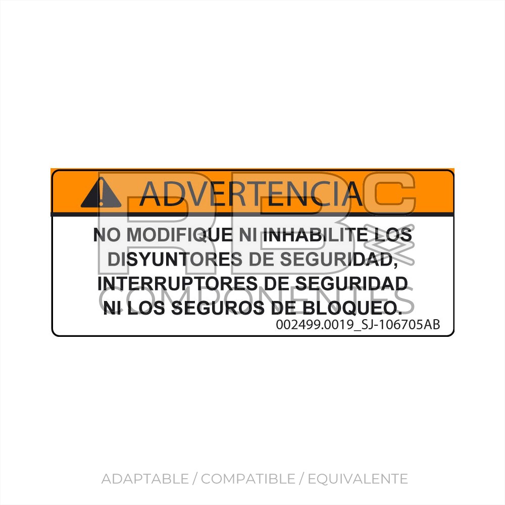 ADHESIVO AD/CO/EQ SJ 106705AB