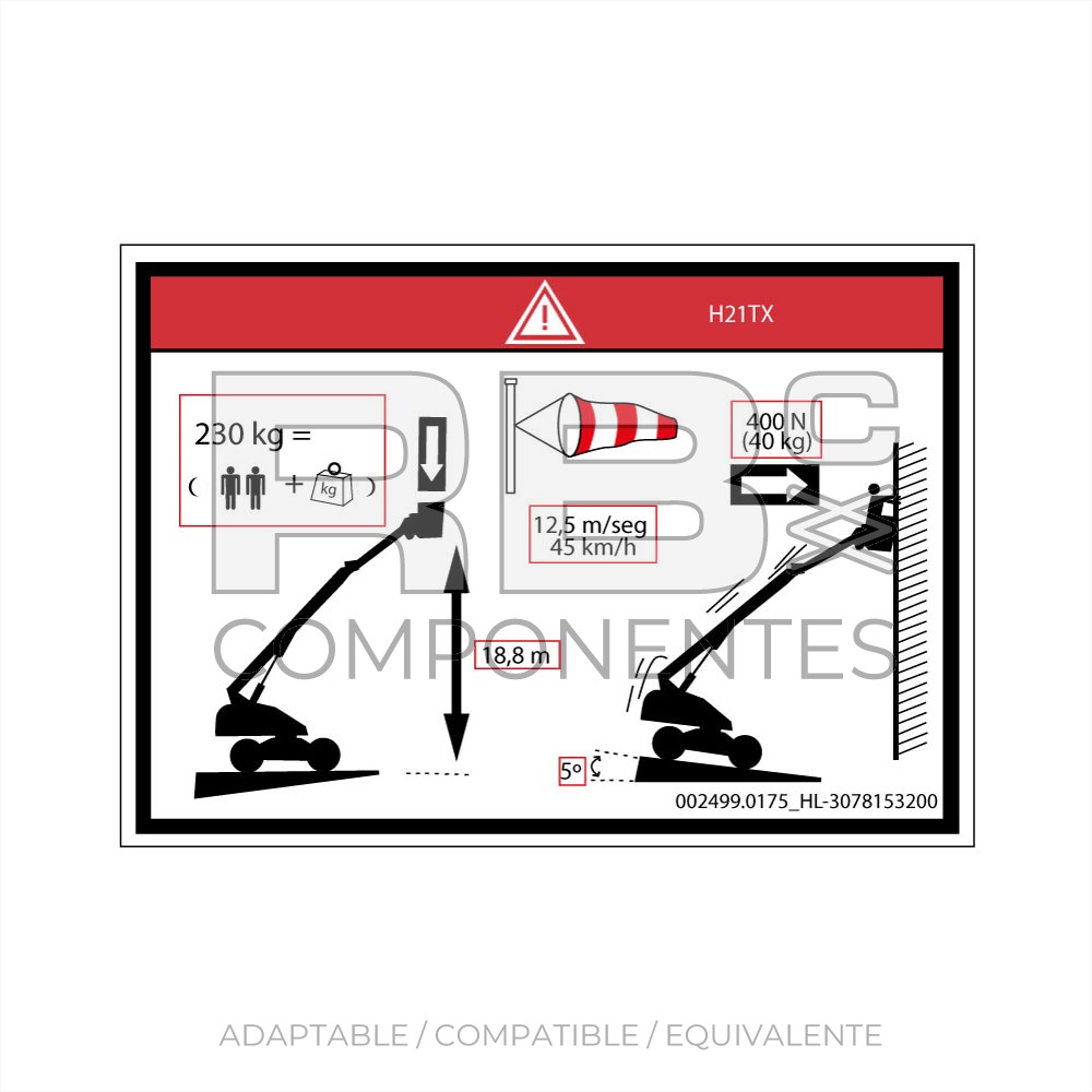 ADH. COMPATIBLE REF. HL  3078153200