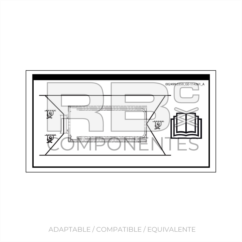 ADHESIVO COMPATIBLE GE 114361