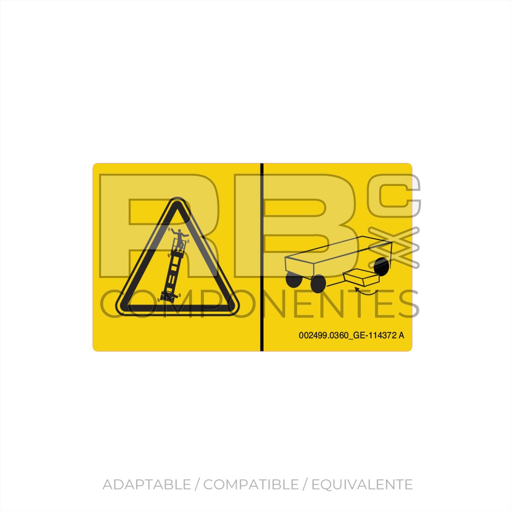 ADHESIVO COMPATIBLE REF GE 114372