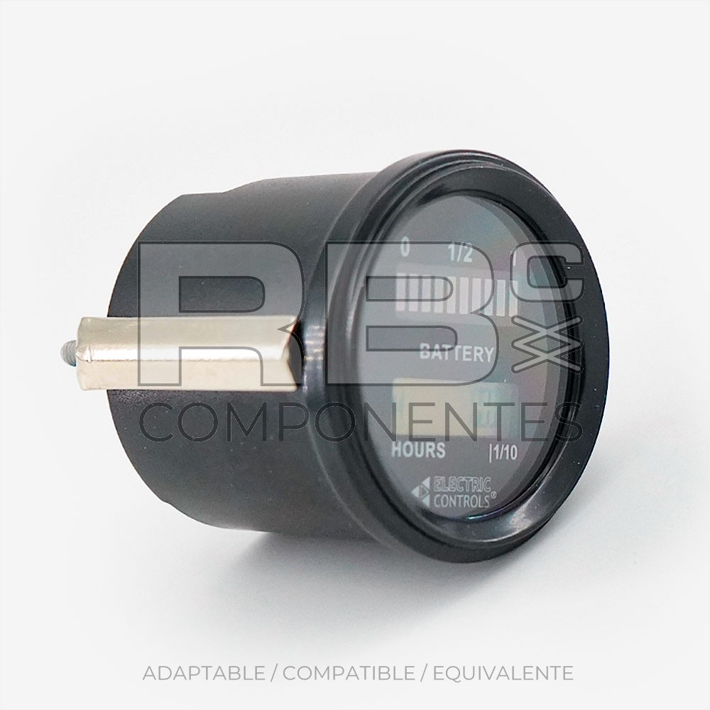 INDICADOR BATERIAS + HOROMETRO + RELE CORTE 12/48V