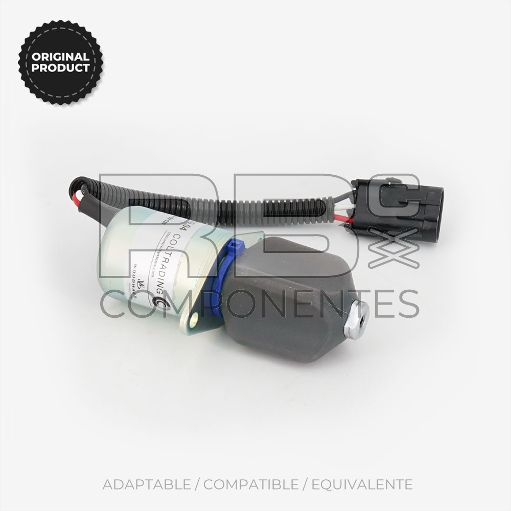 SOLENOIDE ACELERACION 12V MOTOR KUBOTA OEM