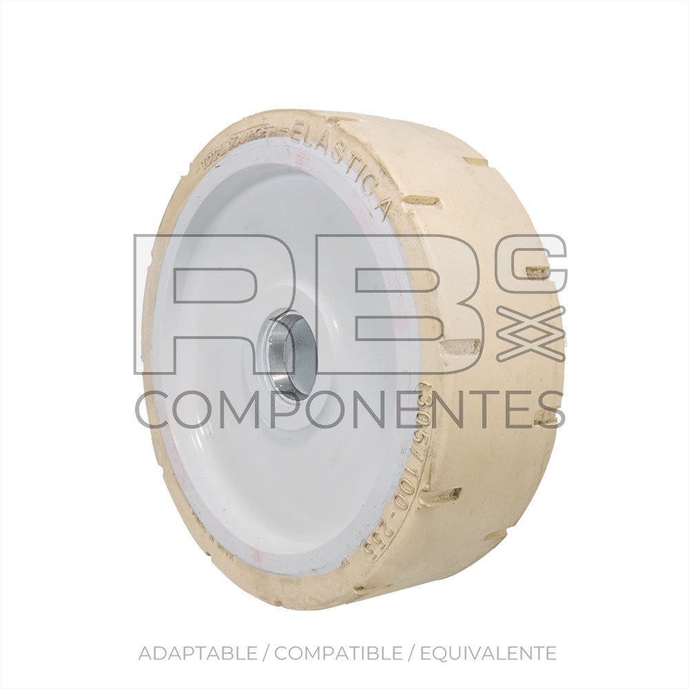 RUEDA SUPERELASTICA TRASERA 305/100-255 UR (T.E.)