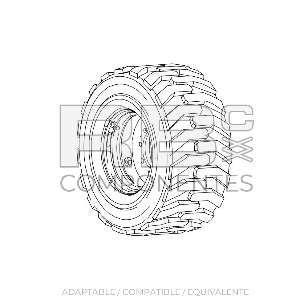 NEUMATICO MACIZADO ADAPTABLE REF 0273239