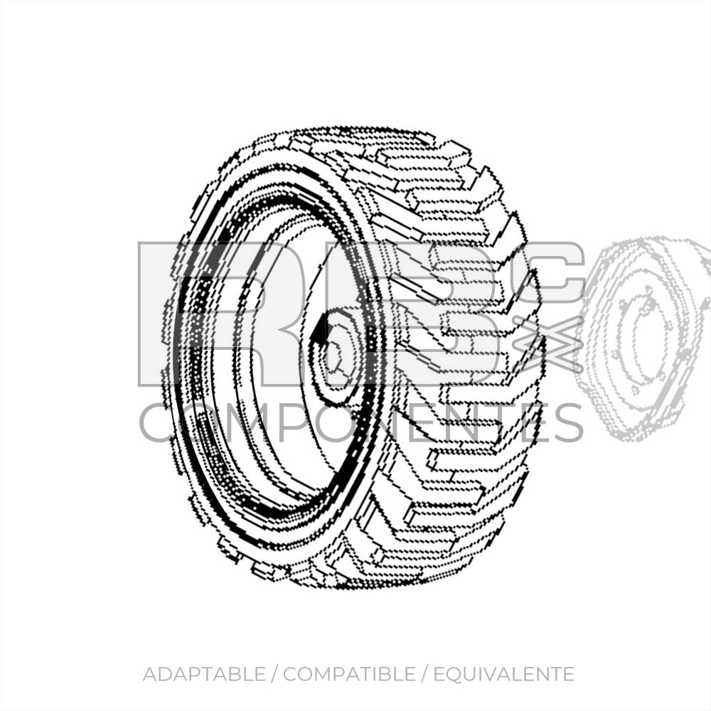 NEUMATICO MACIZADO ADAPTABLE REF 77791