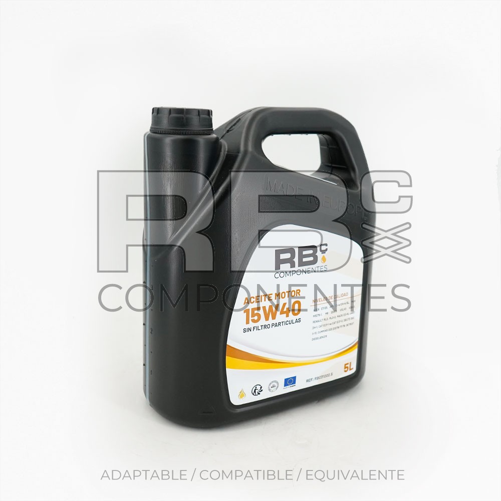 ACEITE MOTOR 15W40 - SIN FILTRO PARTICULAS 5L