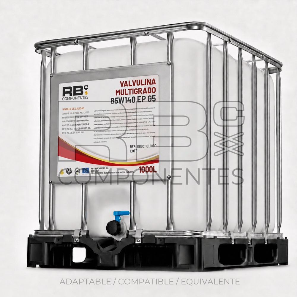 VALVULINA MULTIGRADO 85W140 EP G5 1000L