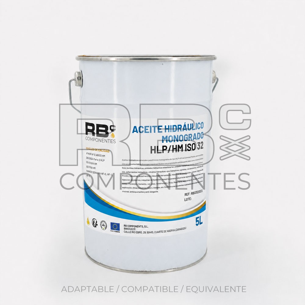 ACEITE HIDRAULICO MONOGRADO HLP/HM ISO 32 5L