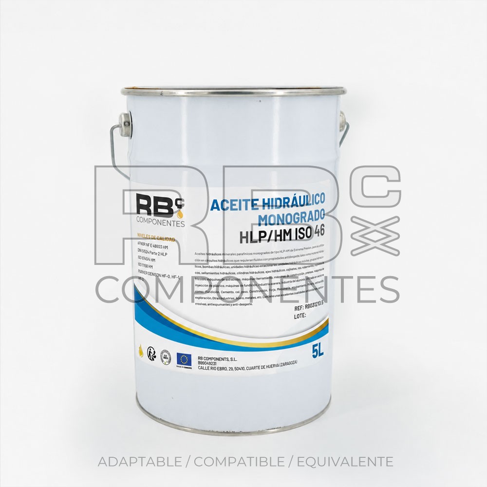 ACEITE HIDRAULICO MONOGRADO HLP/HM ISO 46 5L