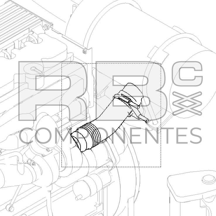 TUBO DE ESCAPE COMPATIBLE GE 70445