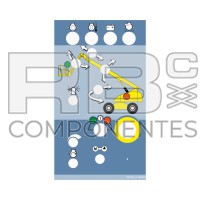 ADHESIVO ARTICULADO CUADRO INFERIOR (AZUL)