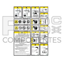 KIT ADH. ADVERTENCIA PARA TIJERAS. INGLES