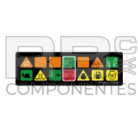 ADH. VISOR DE ICONOS SUP. - 600S/SJ ORA ENTREGAR 2123 )