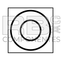 ADHESIVO ARANDELA BLANCA PARA PULSADOR