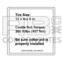 ADH. COMPATIBLE REF.  GE 43093 B INGLES