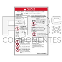 ADHESIVO COMPATIBLE REF GE 43091 INGLES