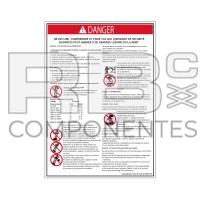 ADHESIVO COMPATIBLE REF GE 43091 FRANCES