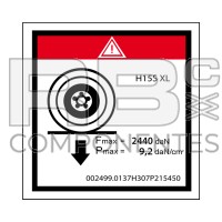 ADH. ESF. MAX SOBRE 1RUEDA+CARGA NOMIN.-HL 15 SXL