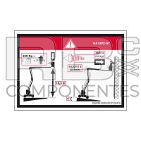 ADH ALTURA SUELO ETIQUETA DE CARGA