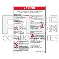 ADHESIVO COMPATIBLE REF GE 32700 INGLES