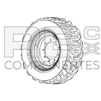 NEUMATICO MACIZADO 12-32.5, LH  ADAPT. REF 1258179