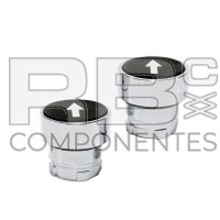 PULSADOR NEGRO NORMAL CON FLECHA (FLUSH WITH ARROW MARKING)