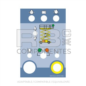 ADH CUADRO INFERIOR SDX (AZUL) (MOTOR HATZ)