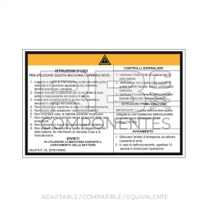ADH. INDICACIONES DE USO ITALIANO