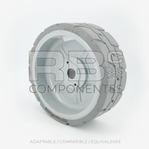 RUEDA SUPERELASTICA 12"X4.5" AD/CO/EQ GE 1930