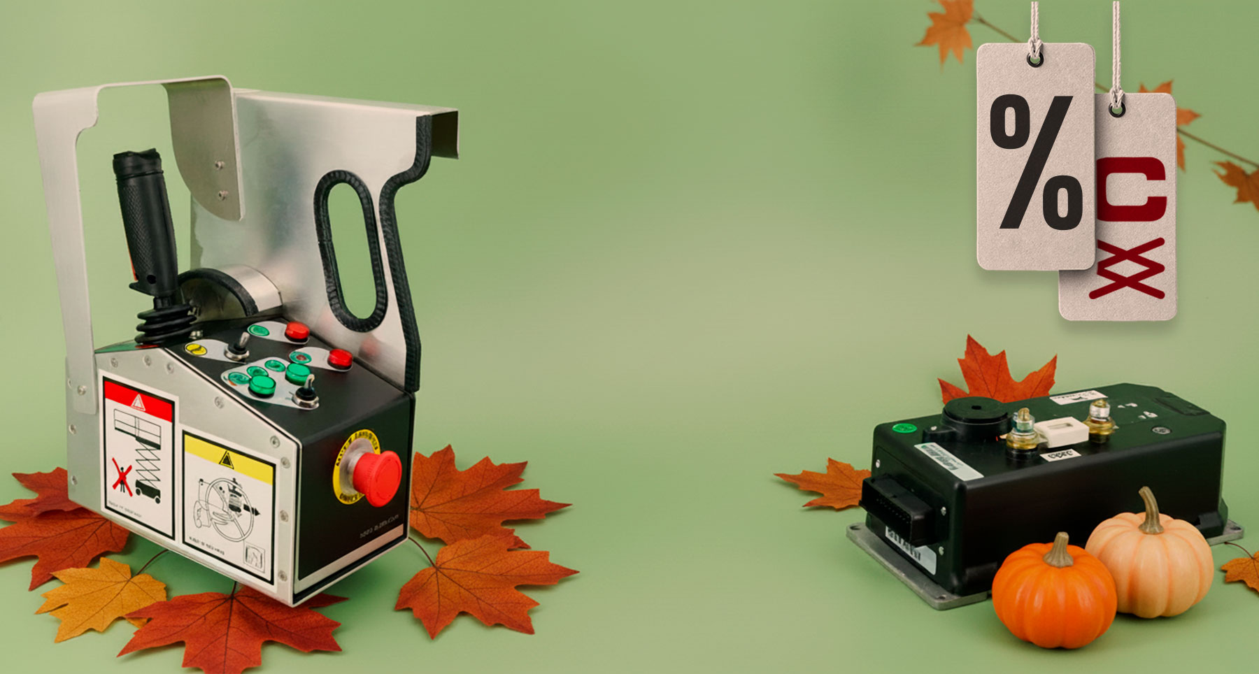 Promoción octubre 2025: variador y caja de joystick para plataformas elevadoras - RB Componentes