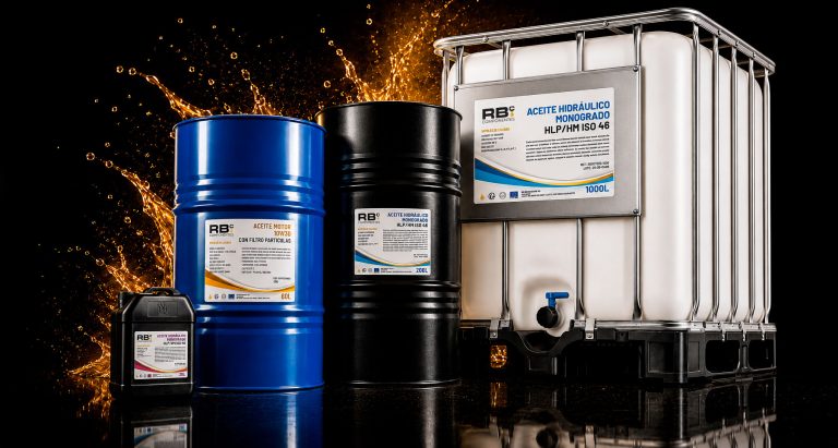 Lubricantes y Aceites Industriales RB Componentes en Diferentes Formatos